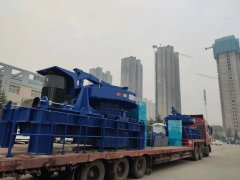 广东再添正升重工单电机制砂机用户现场